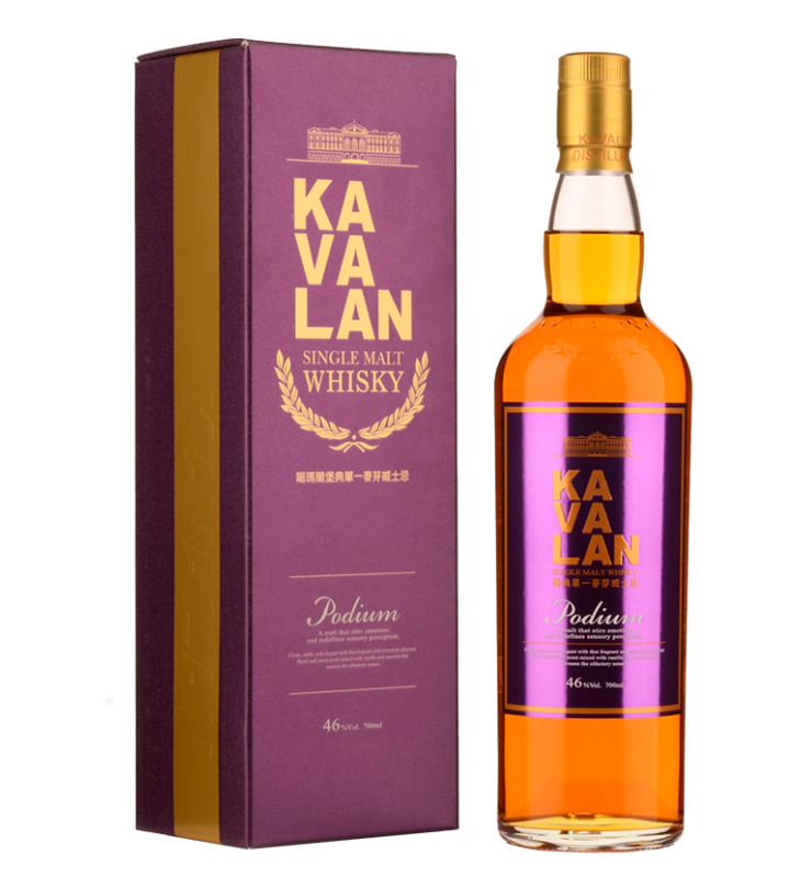 Single Malt Whisky Kavalan Podium