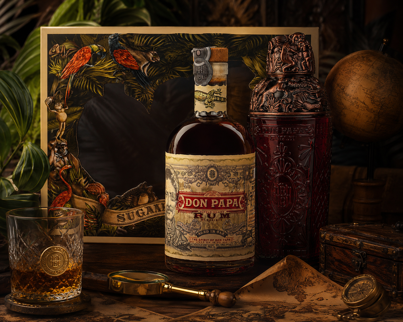 Bez personalizacji - Don Papa Rum Philipines + Shaker - obrazek 2